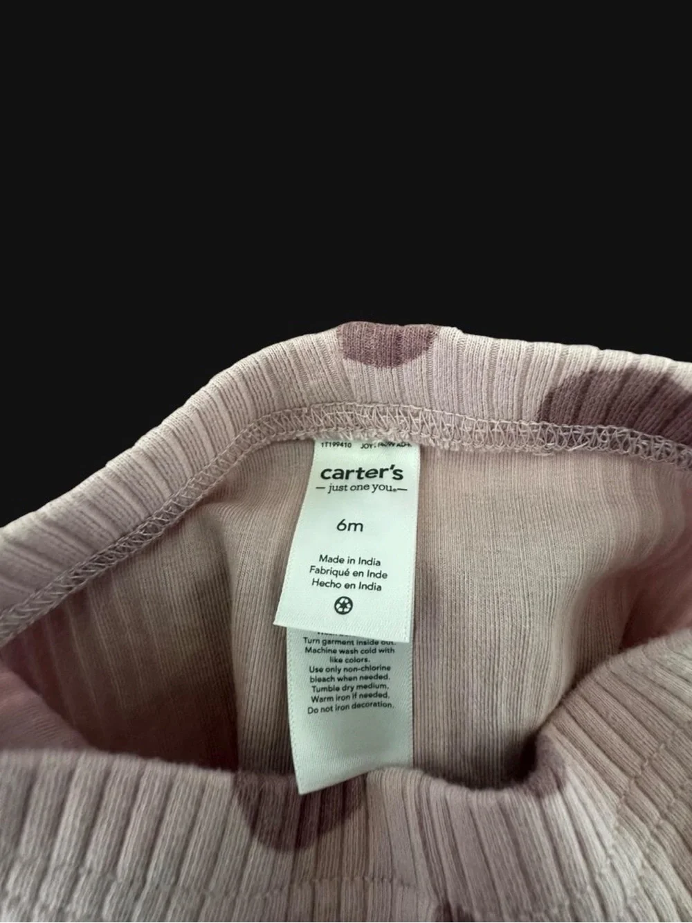 Carter's 3-Pack Girls' Leggings in Gray, Pink, and Mauve Polka Dot